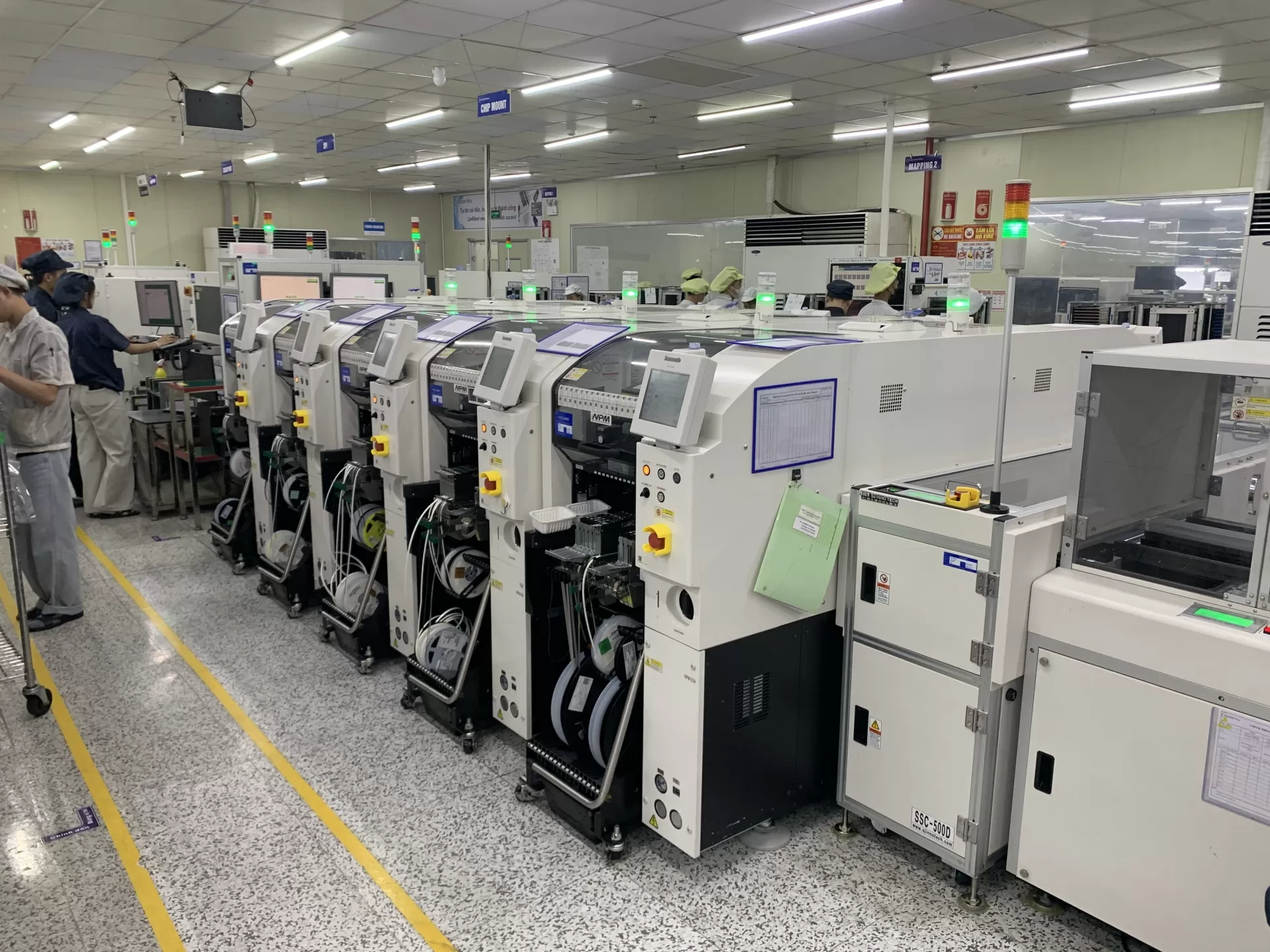 Dây chuyền sản xuất SMT hiện đại nhất Việt Nam